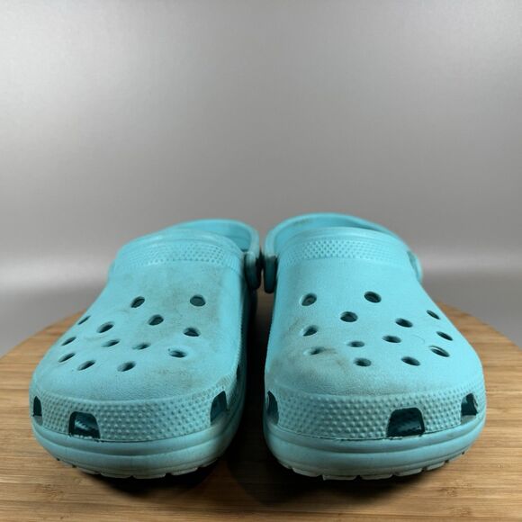 Crocs Women's Classic Clog Blue Size M5 W7 - Picture 2 of 7